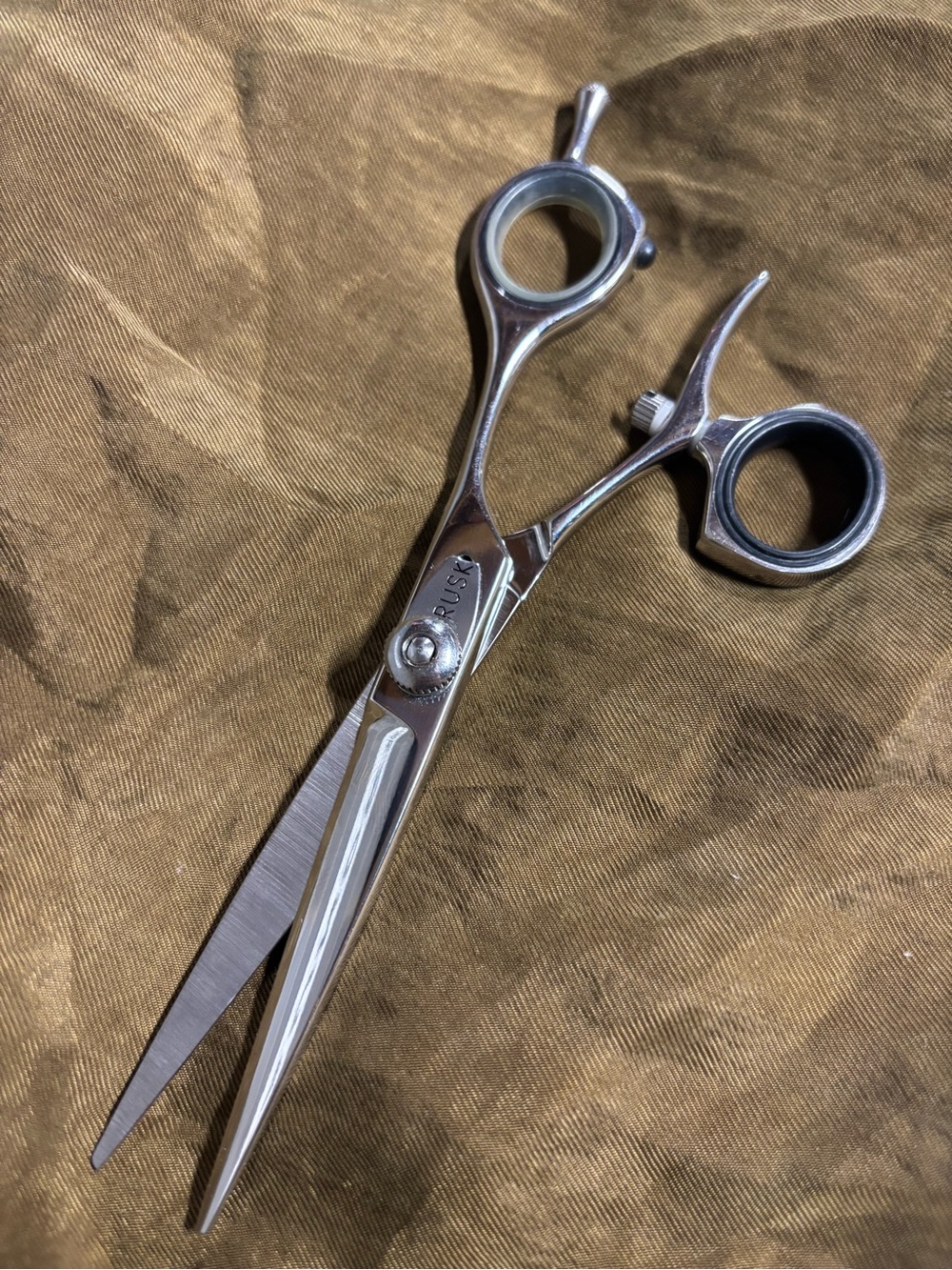 Professional Stainless Steel Grooming Shears - Silver